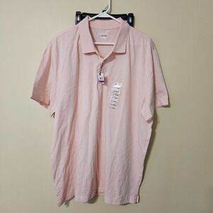 mens axist shirt xxl polo - Pink Slim Fit
